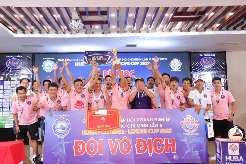 Đội vô địch HUBA FOOTBALL LEKOFE CUP 2023