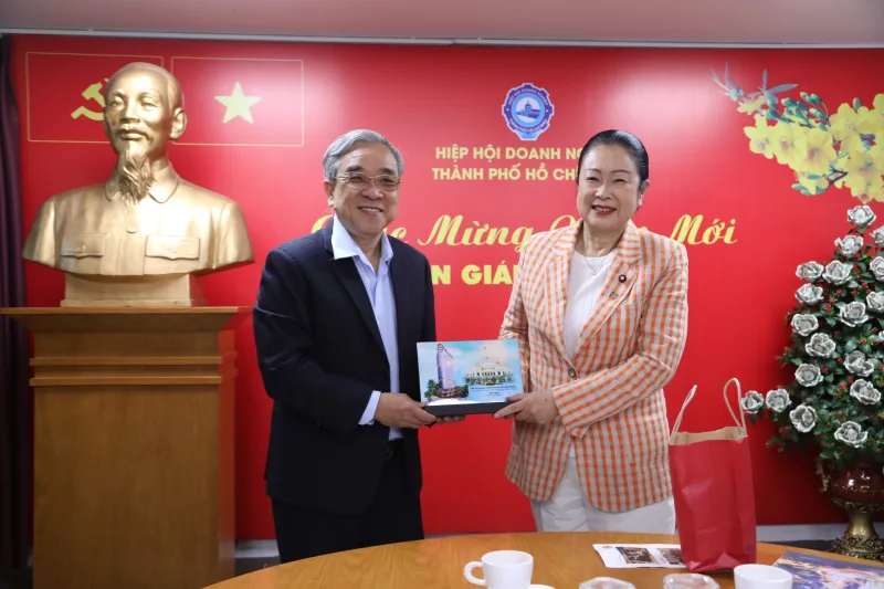 Hiệp hội doanh nghiệp TP. Hồ Chí Minh (HUBA) tiếp đón Đoàn Bộ Trưởng tái thiết Nhật Bản
