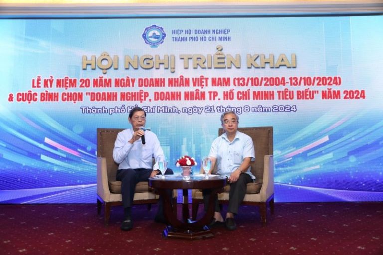 Hội nghị triển khai Cuộc bình chọn doanh nghiệp, doanh nhân TP. Hồ Chí Minh tiêu biểu 2024