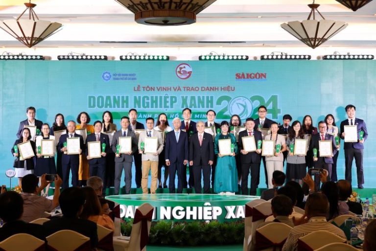 Lễ tôn vinh và trao danh hiệu Doanh nghiệp xanh năm 2024