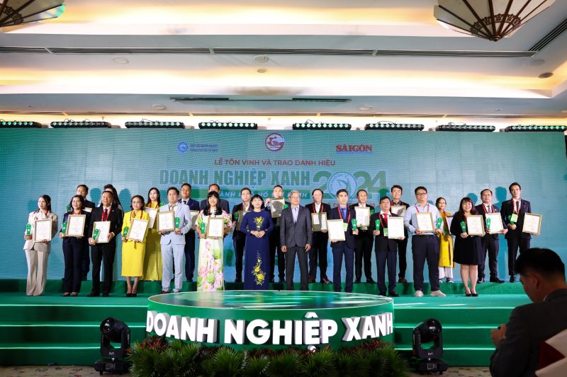 Lễ tôn vinh và trao danh hiệu Doanh nghiệp xanh năm 2024