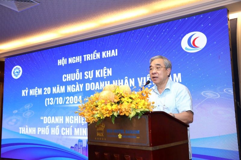 Ông Nguyễn Ngọc Hòa - Chủ tịch Hiệp hội doanh nghiệp TP. Hồ Chí Minh (HUBA) triển khai chuỗi sự kiện kỷ niệm 20 năm Ngày doanh nhân Việt Nam 13/10