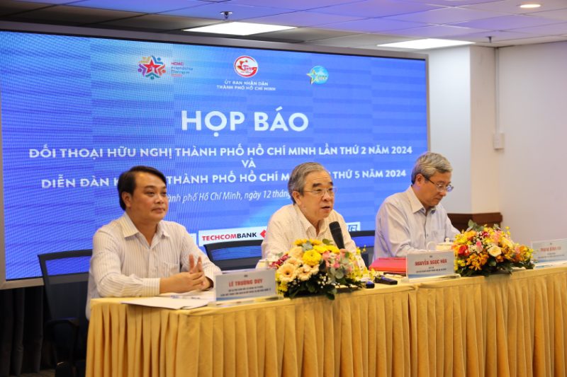 Họp báo lần 2 Diễn đàn Kinh tế Thành phố Hồ Chí Minh 2024