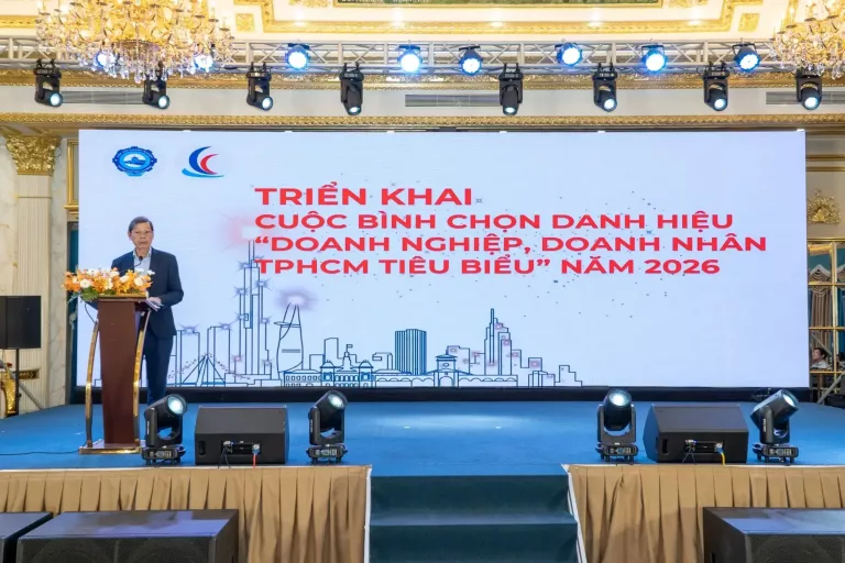 Ông Nguyễn Phước Hưng, Phó chủ tịch TT HUBA, triển khai Cuộc bình chọn danh hiệu Doanh nghiệp, Doanh nhân TPHCM tiêu biểu năm 2026