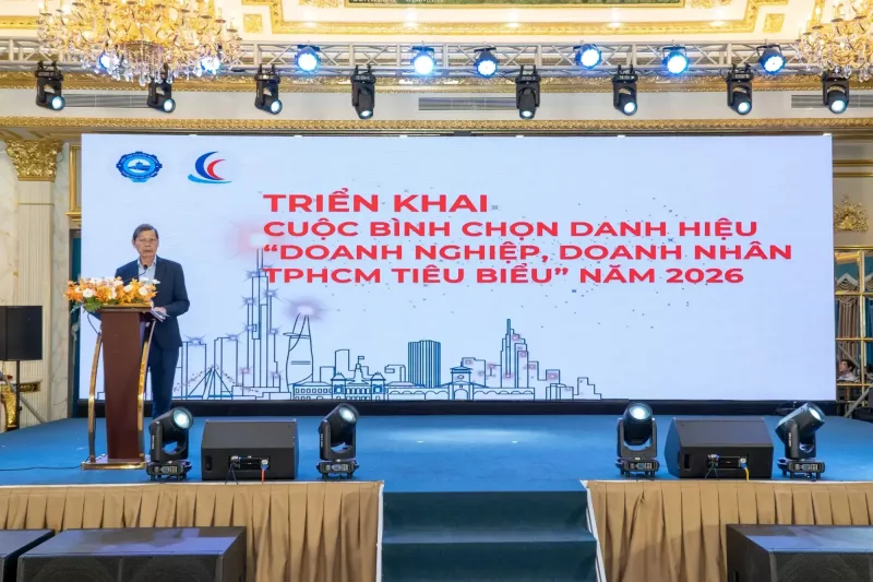 Ông Nguyễn Phước Hưng, Phó chủ tịch TT Hiệp hội doanh nghiệp TPHCM, triển khai Cuộc bình chọn danh hiệu Doanh nghiệp, Doanh nhân TPHCM tiêu biểu năm 2026