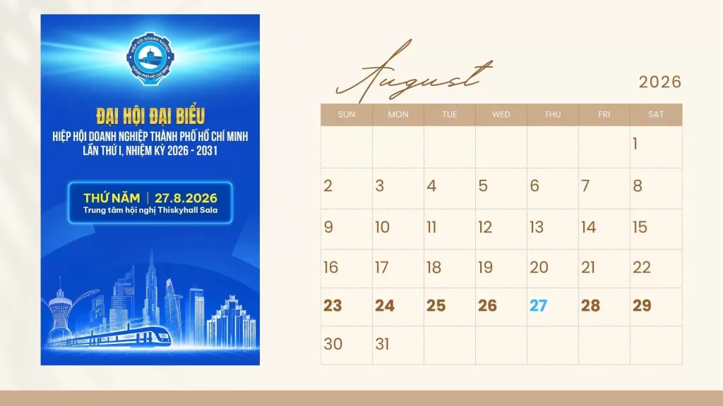 Lịch công tác HUBA từ ngày 24.8.2026 đến ngày 30.8.2026 4 Lịch công tác HUBA từ ngày 24.8.2026 đến ngày 30.8.2026