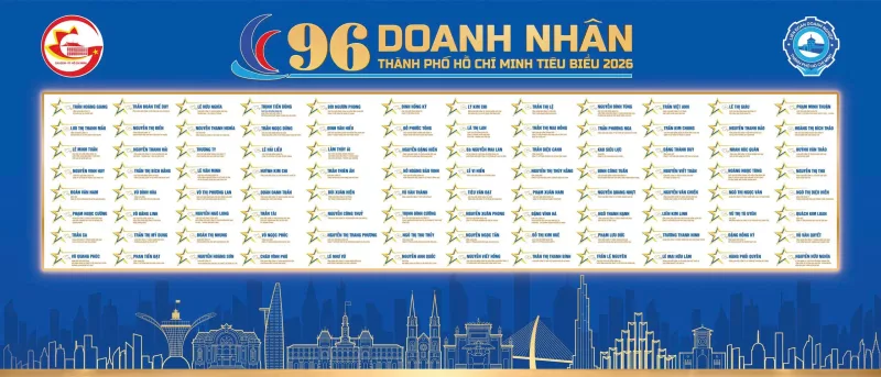 96 Doanh nhân TPHCM tiêu biểu