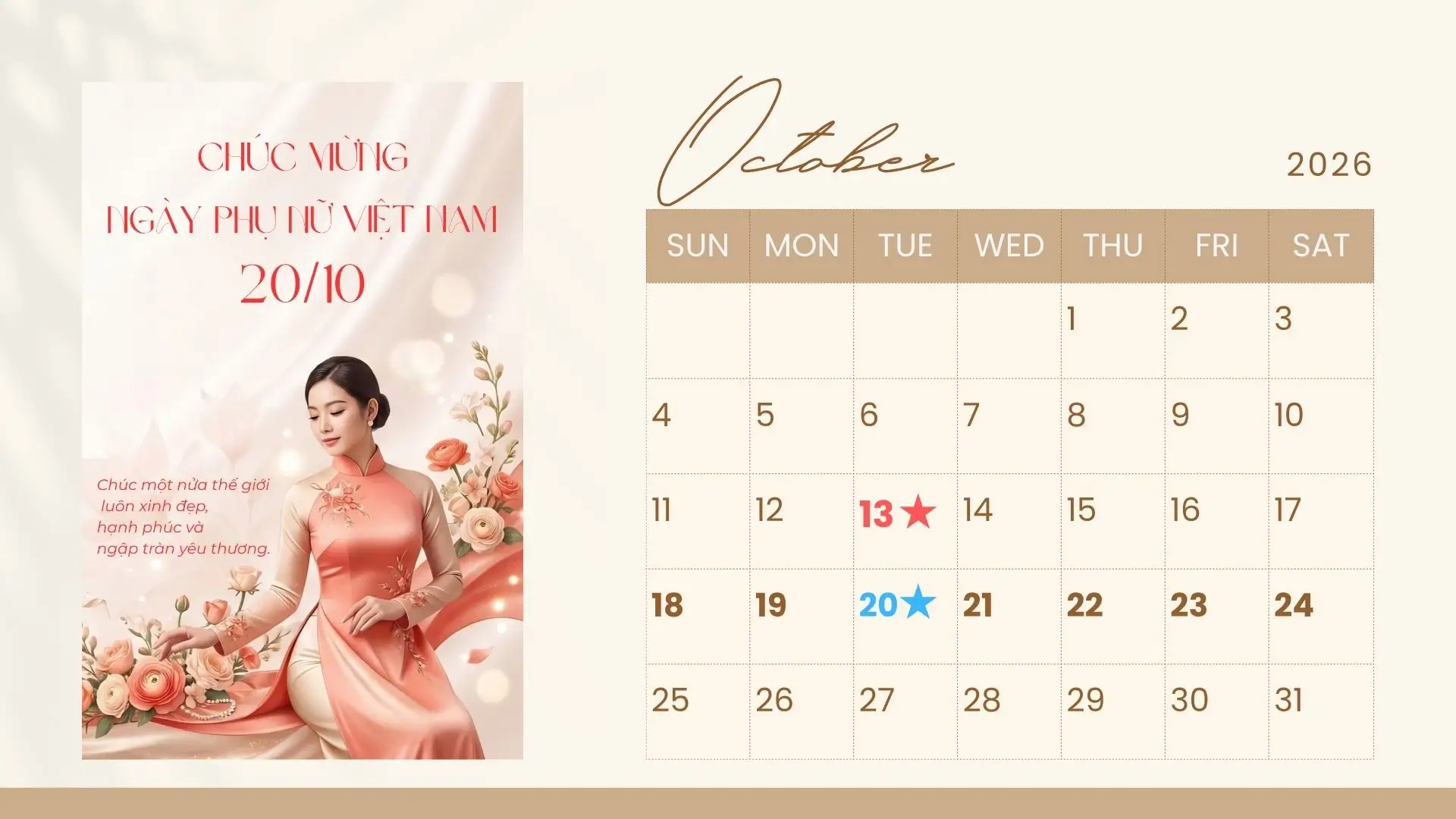 Lịch công tác HUBA từ ngày 19.10.2026 đến ngày 25.10.2026